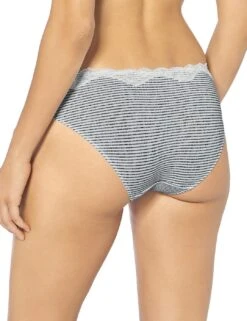 10194748 Triumph Touch Of Modal Stripes Tai Brief - 10194748 Silk White