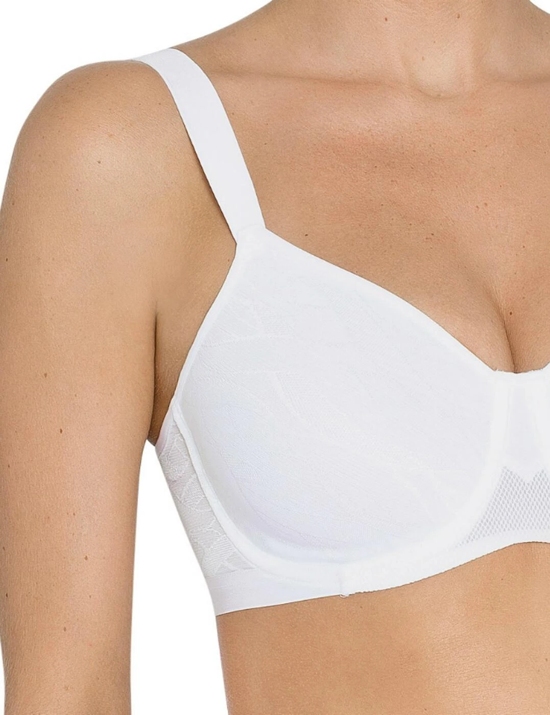 10167916 Triumph Airy Sensation W01 Minimiser Bra - 10167916 White - Image 3