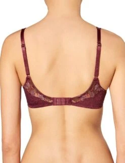 10189075 Triumph Sublime Florale Underwired Bra - 10189075 Bordeaux