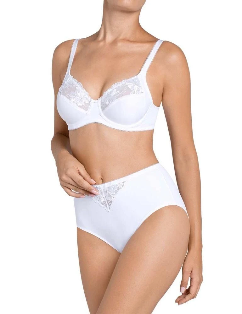 10156824 Triumph Modern Posy Underwired Bra - 10156824 White - Image 3