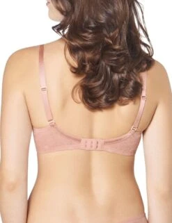 10194089 Triumph Lace Spotlight Underwired Bra - 10194089 Dusty Pink