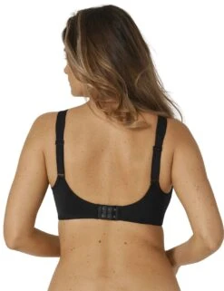 10004928 Triumph Doreen Cotton Mix Non Wired Bra - 10004928 Black