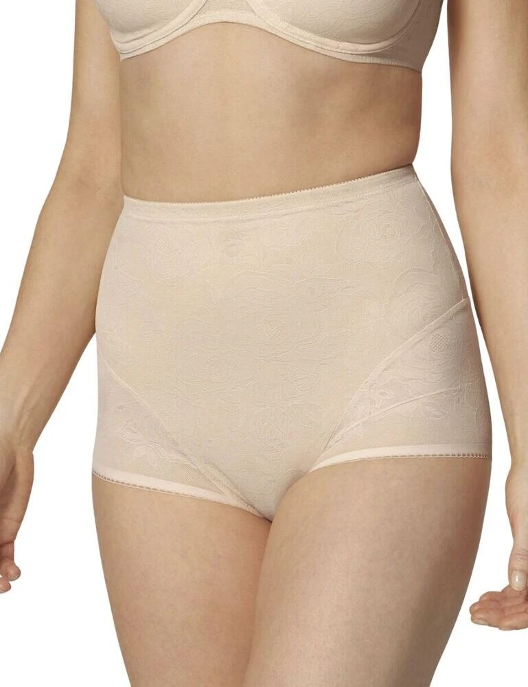 10206011 Triumph Wild Rose Sensation High Waist Control Pant - 10206011 Nude Beige
