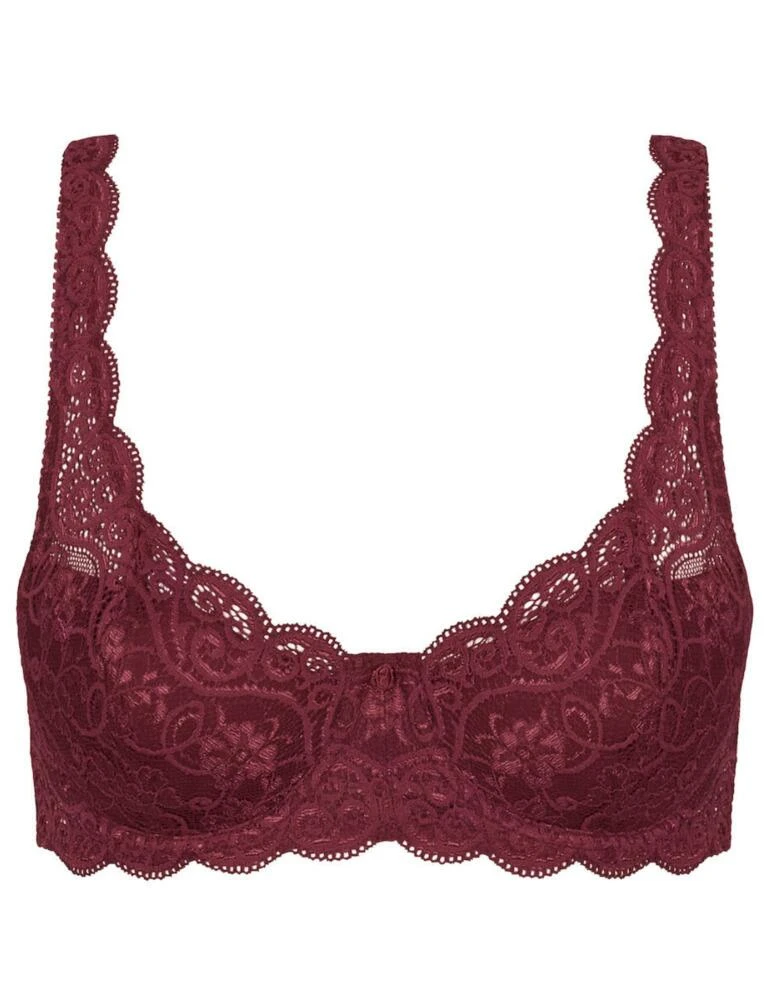 10166798 Triumph Amourette 300 Underwired Padded Bra - 10166798 Garnet Brown - Image 2