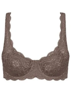10166798 Triumph Amourette 300 Underwired Padded Bra - 10166798 Cafe Latte