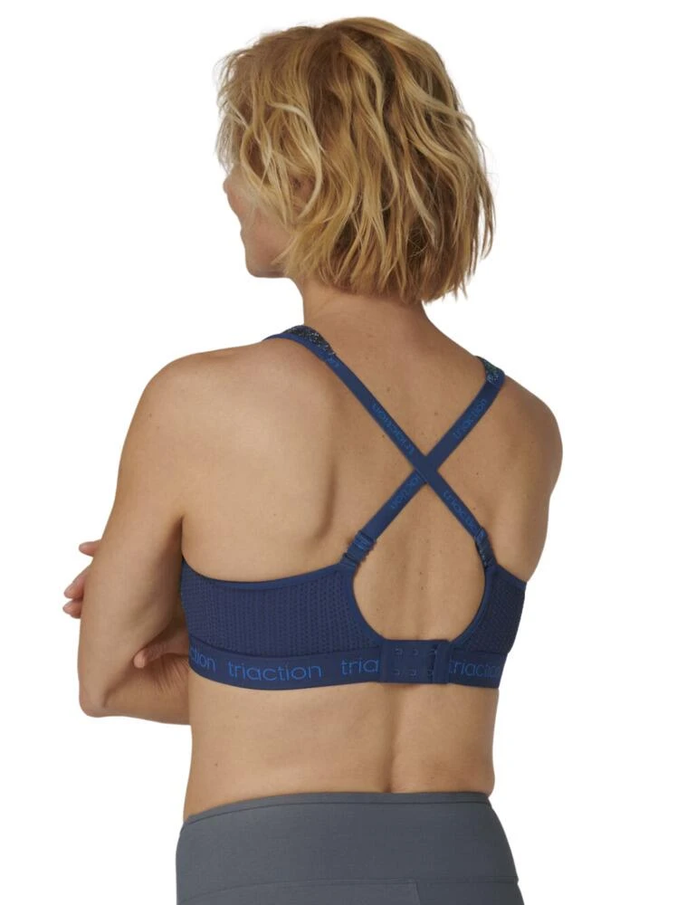 10201677 Triumph Triaction Energy Lite Wireless Sports Bra - 10201677 Blue/Dark Combination - Image 2