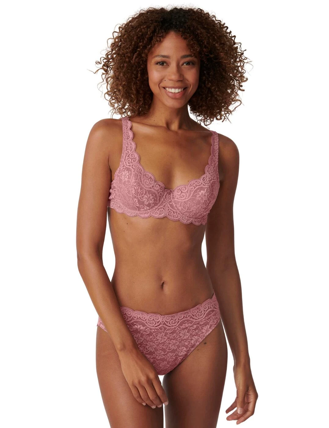 10166798 Triumph Amourette 300 WHP Padded Bra - 10166798 Naked Pink - Image 4