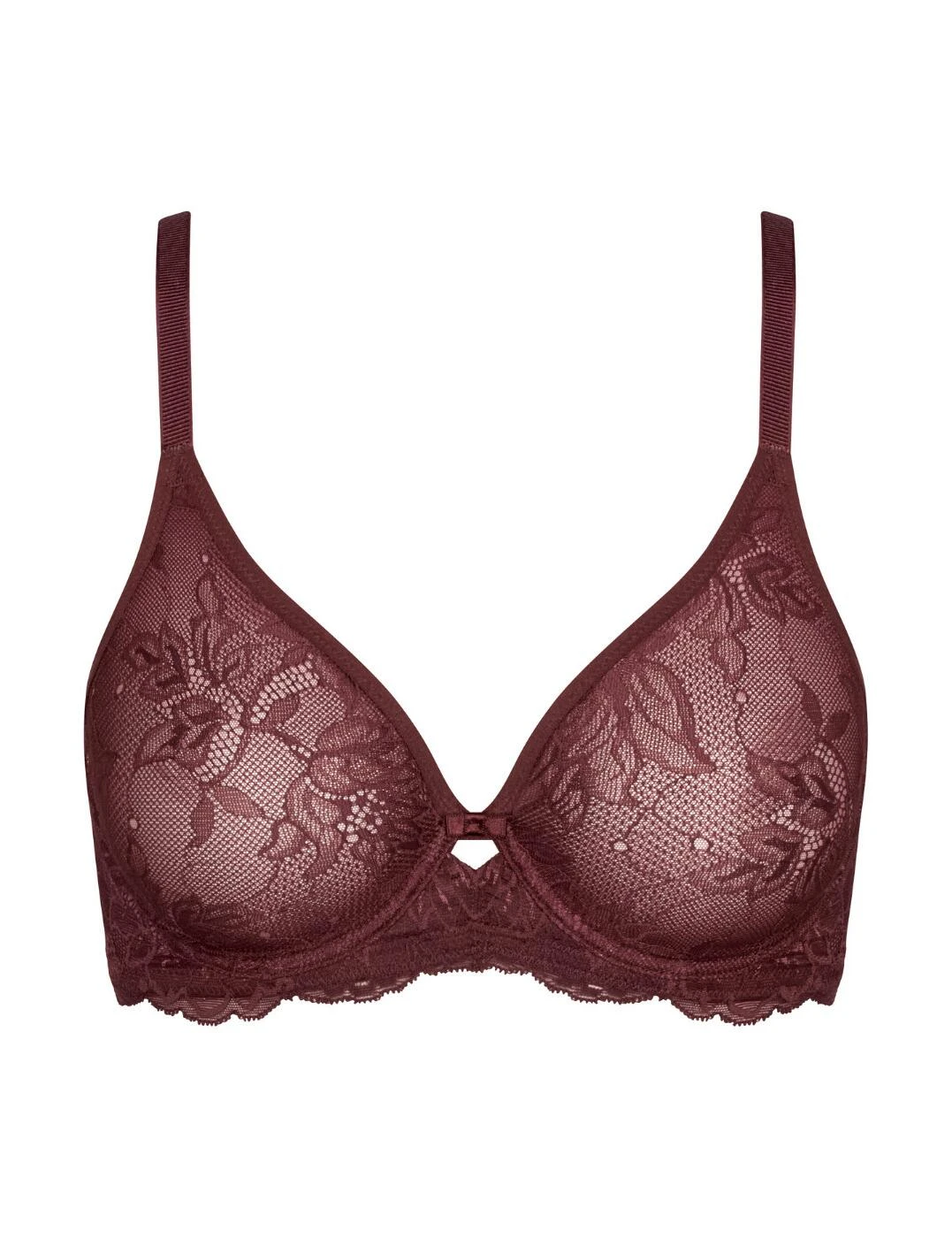 10199586 Triumph Amourette Charm Underwired Bra - 10199586 Decadent Chocolate - Image 3