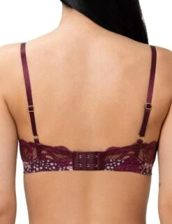 10213135 Triumph Lavish Spotlight Padded Bralette Bra - 10213135 Claret