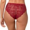 10213081 Triumph Amourette 300 Rococo High Leg Brazilian Brief - 10213081 Mannish Red