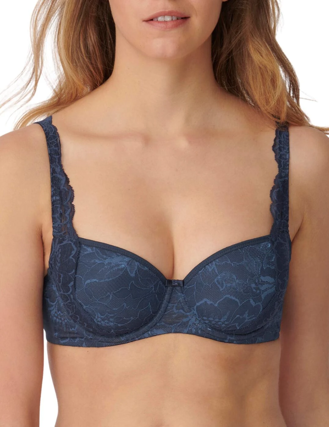 10201686 Triumph Amourette Charm Lightly Padded Bra - 10201686 Blue Nights - Image 4