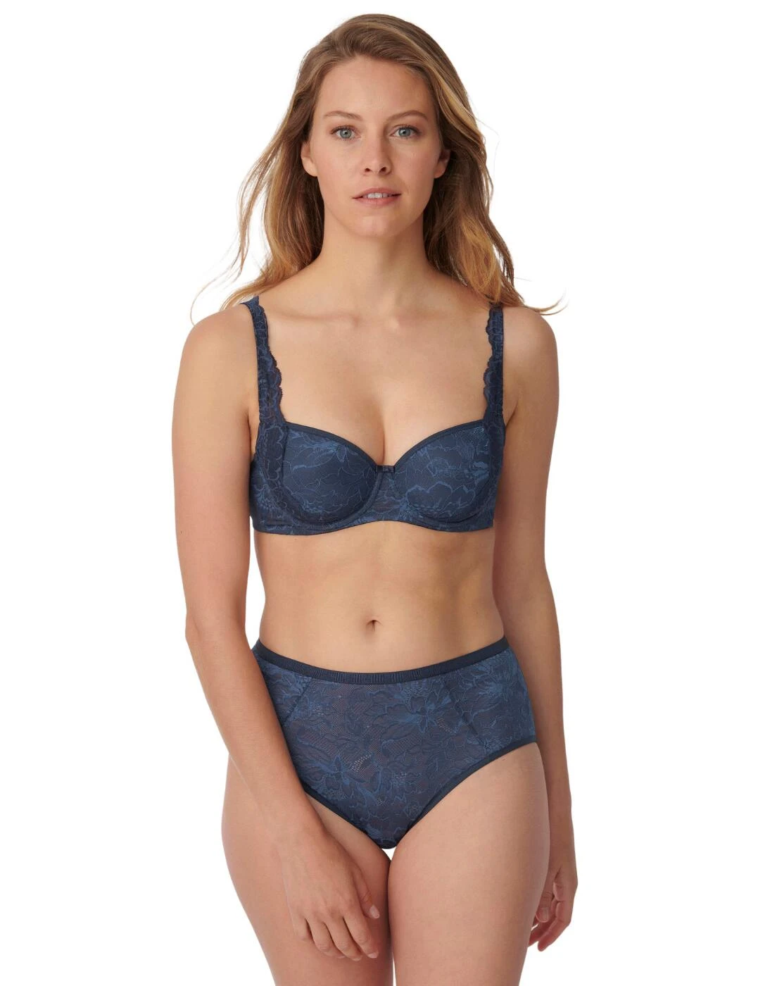 10201686 Triumph Amourette Charm Lightly Padded Bra - 10201686 Blue Nights - Image 5