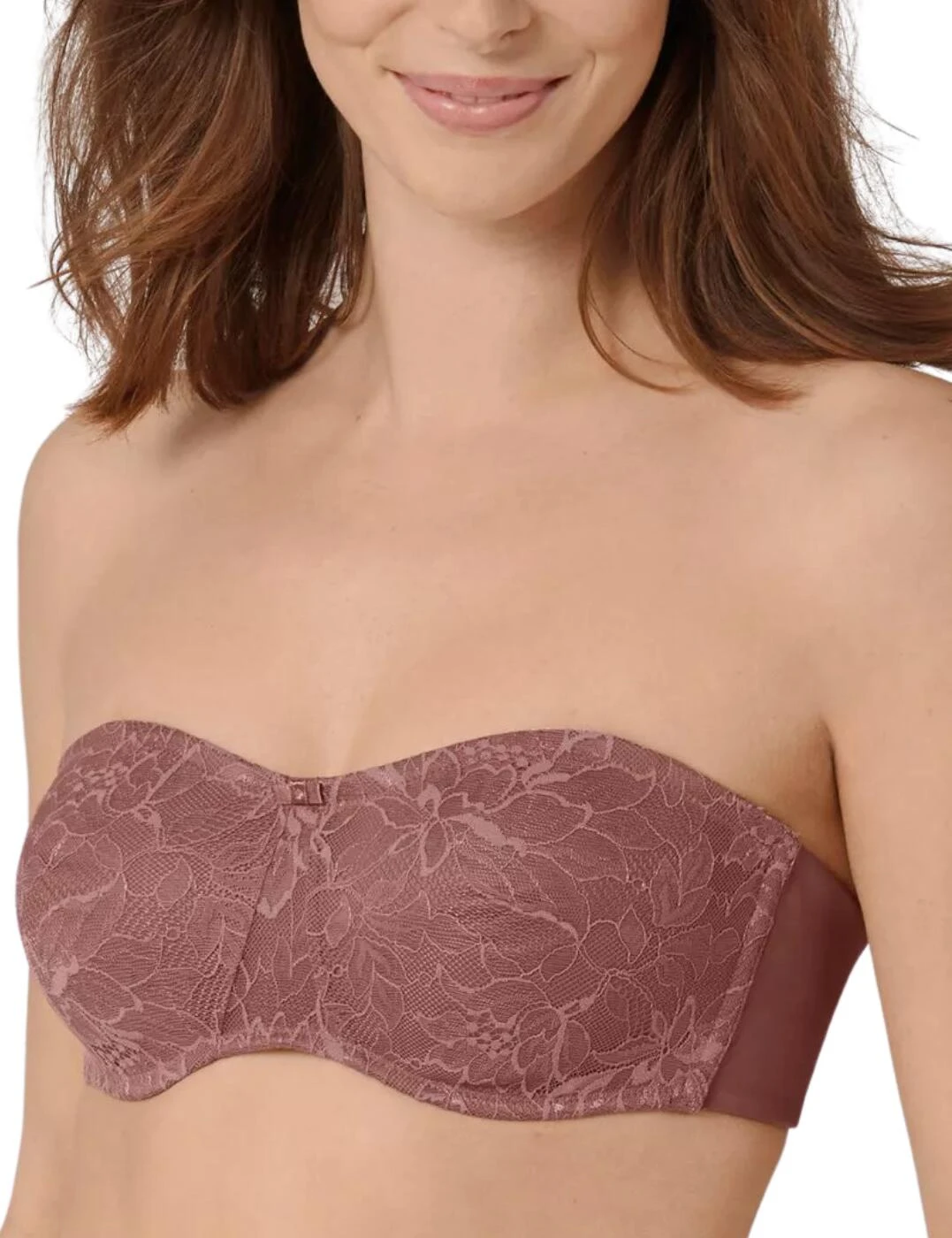 10208004 Triumph Amourette Charm Strapless Bra - 10208004 Rose Brown - Image 6