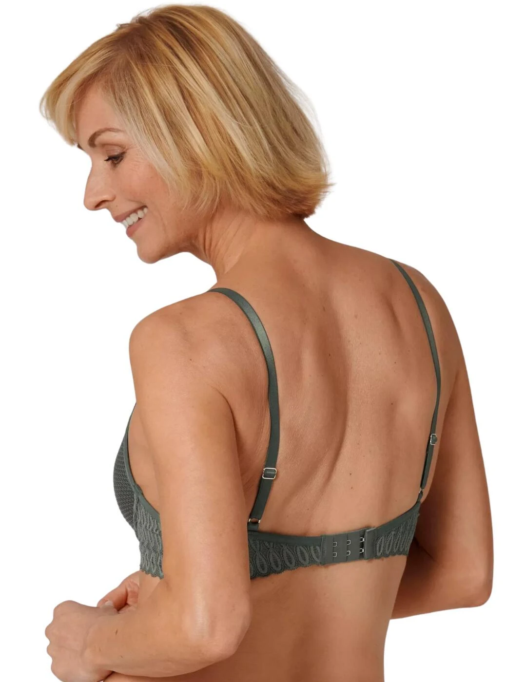10207996 Triumph Aura Spotlight Moulded Bra - 10207996 Smokey Green