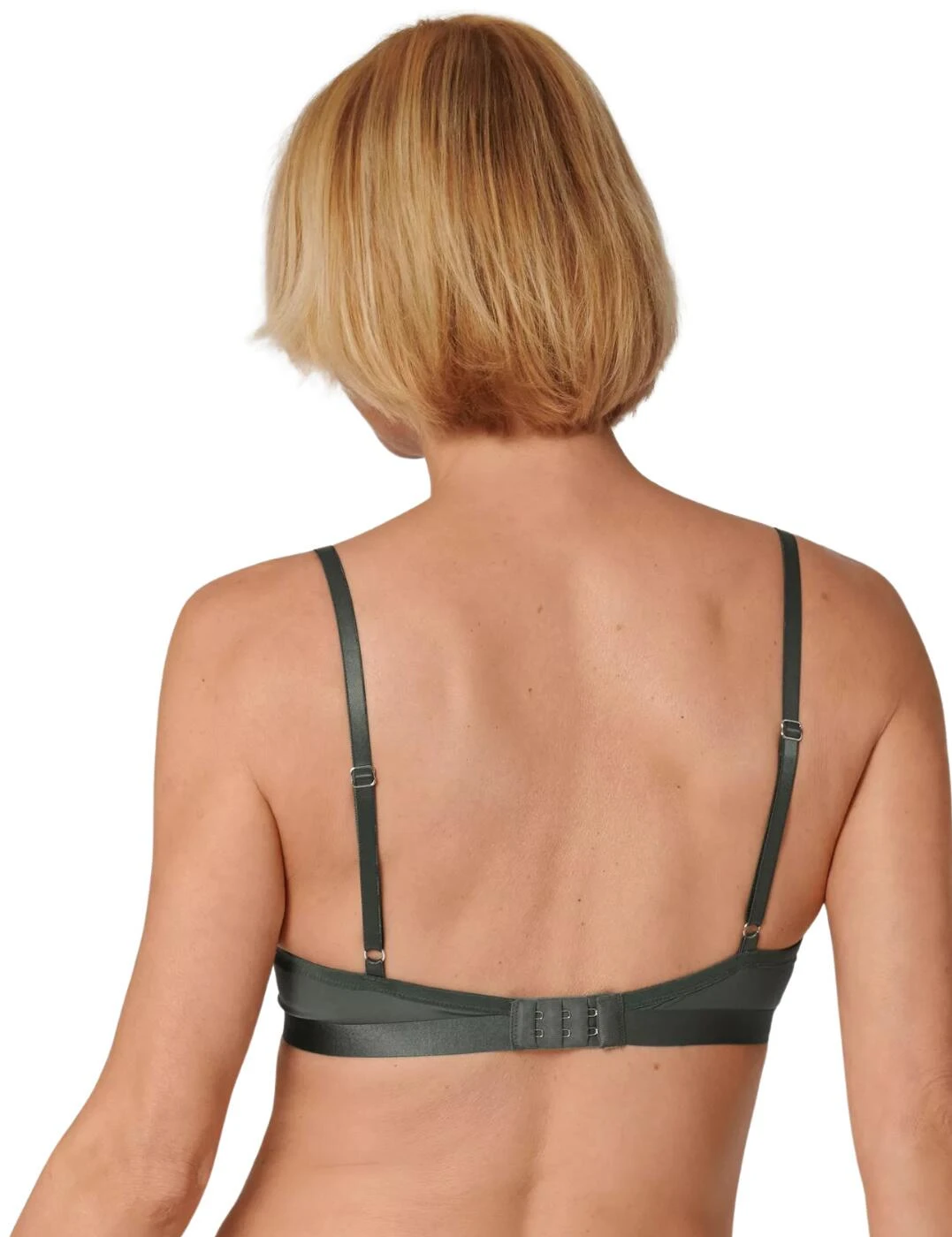 10208018 Triumph Aura Spotlight Plunge Bra - 10208018 Smokey Green