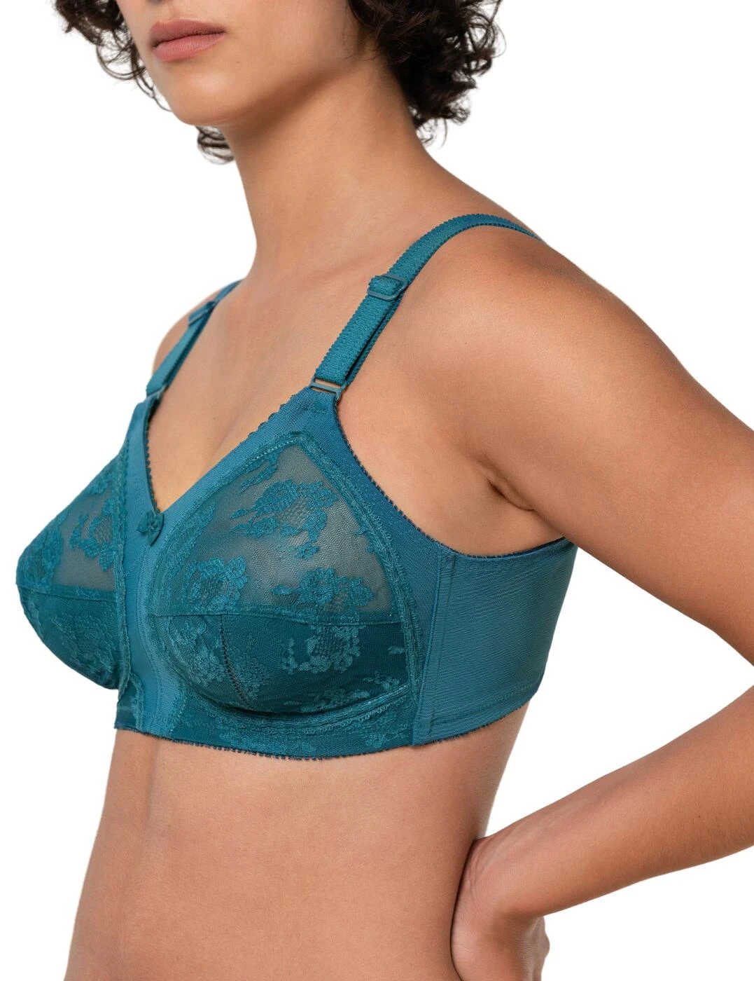 10166213 Triumph Doreen Non Wired Bra - 10166213 Blue Coral - Image 2