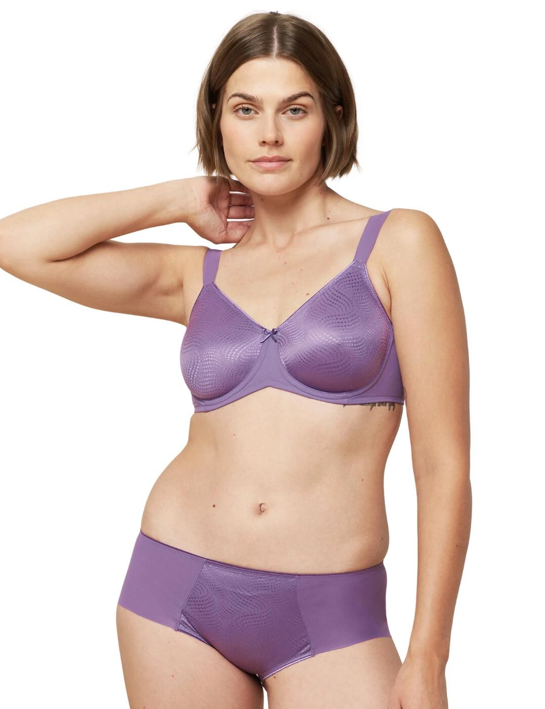 10166828 Triumph Essential Minimiser Hipster Brief - 10166828 Purple Rain - Image 3