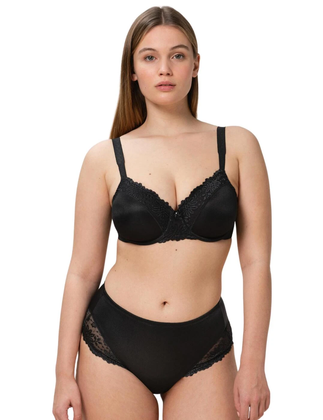 10210671 Triumph Ladyform Soft Maxi Brief - 10210671 Black - Image 3