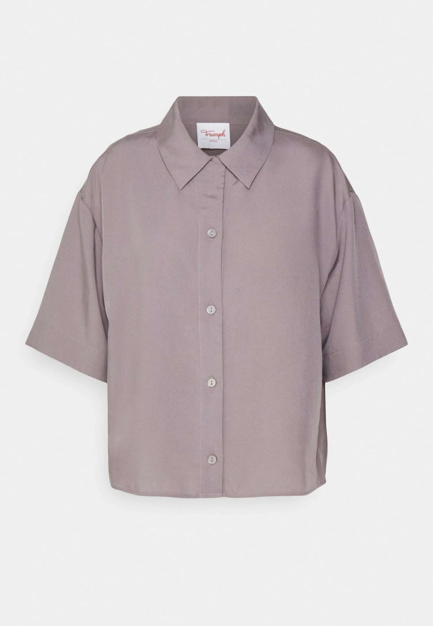 Triumph Boyfriend Mywear Boxy Shirt - Pyjama Top - Pigeon Grey - Image 5