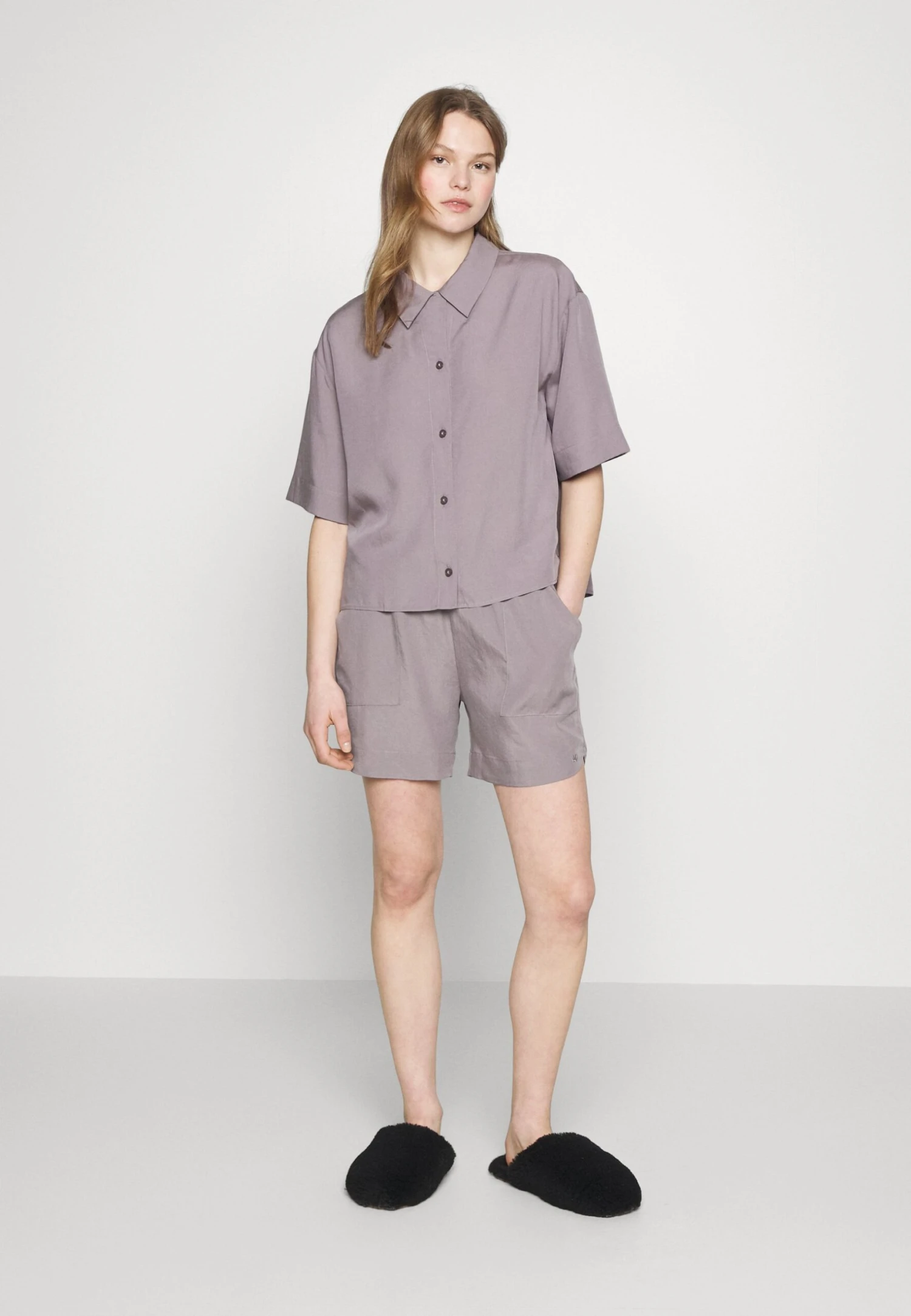 Triumph Boyfriend Mywear Boxy Shirt - Pyjama Top - Pigeon Grey - Image 2