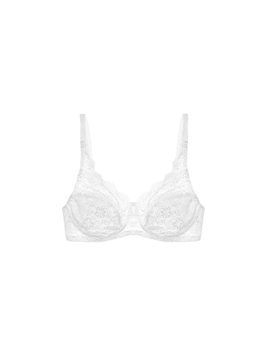 Triumph Amourette 300 Non Wired Bra - White - Image 4