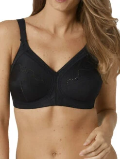 Triumph Doreen + Cotton Full Cup Bra - Black
