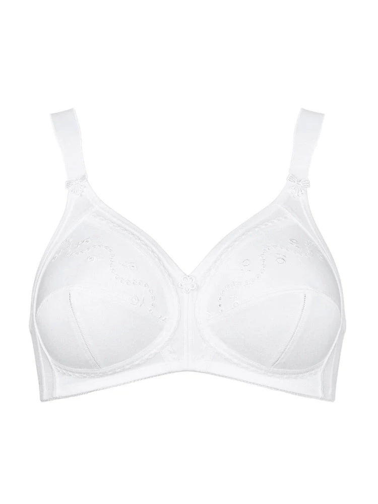 Triumph Doreen + Cotton Full Cup Bra - White - Image 3
